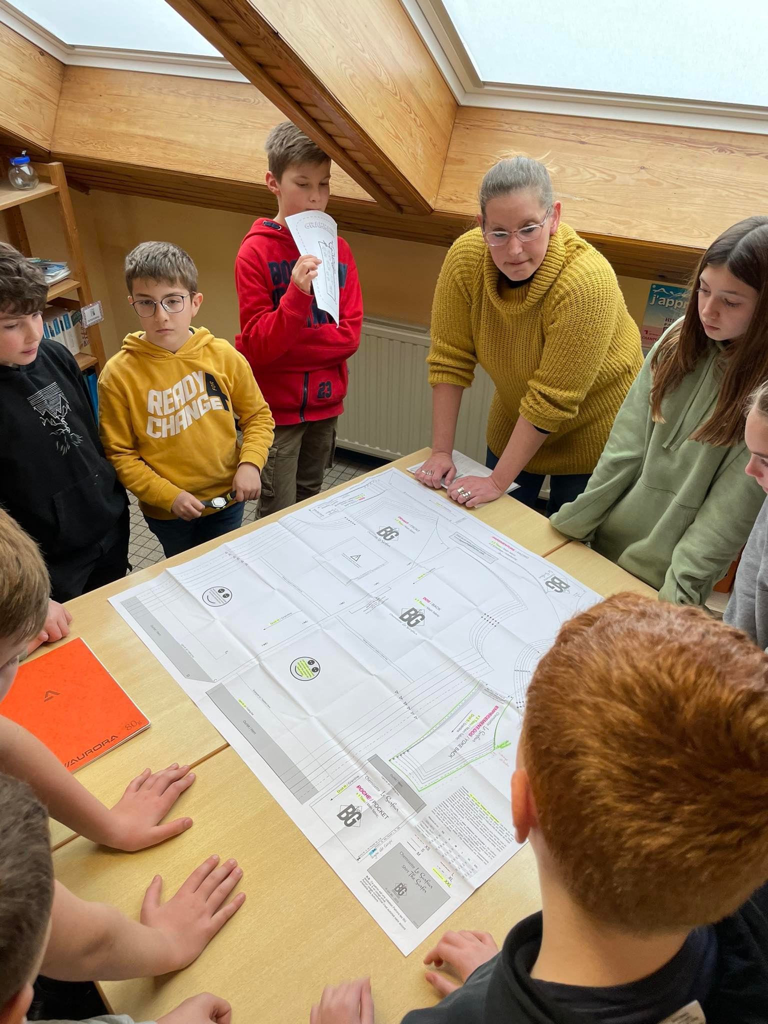 Projet couture - Écoles communales maternelles et primaires d'Andenne