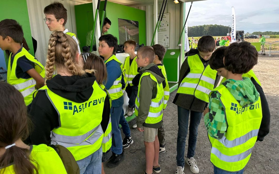 Visite du parc éolien de Fernelmont