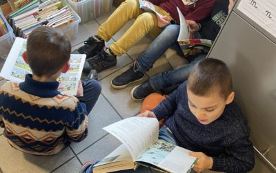 Notion de partage et 1/4 d’heure lecture