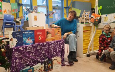 Rencontre avec Maud Roegiers dans la classe de madame Berengère.