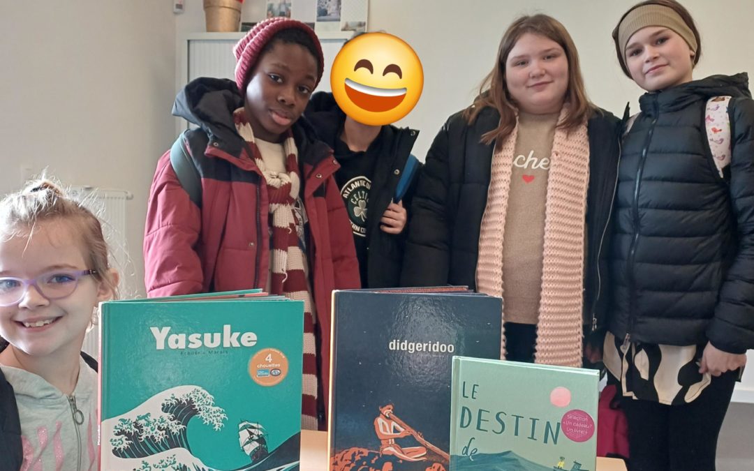 Sortie à la bibliothèque. 