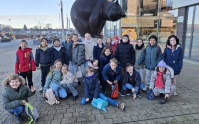 De petits artistes en herbe !