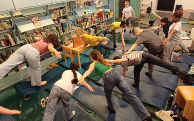 Chouette moment à la bibliothèque